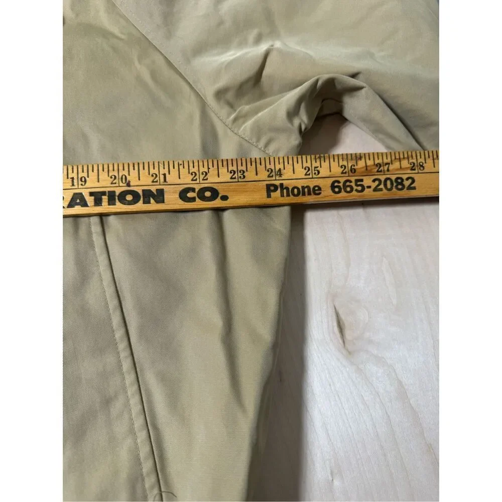 Vtg Polo Ralph Lauren Brown Bomber Jacket Plaid Lining Mens‎ L